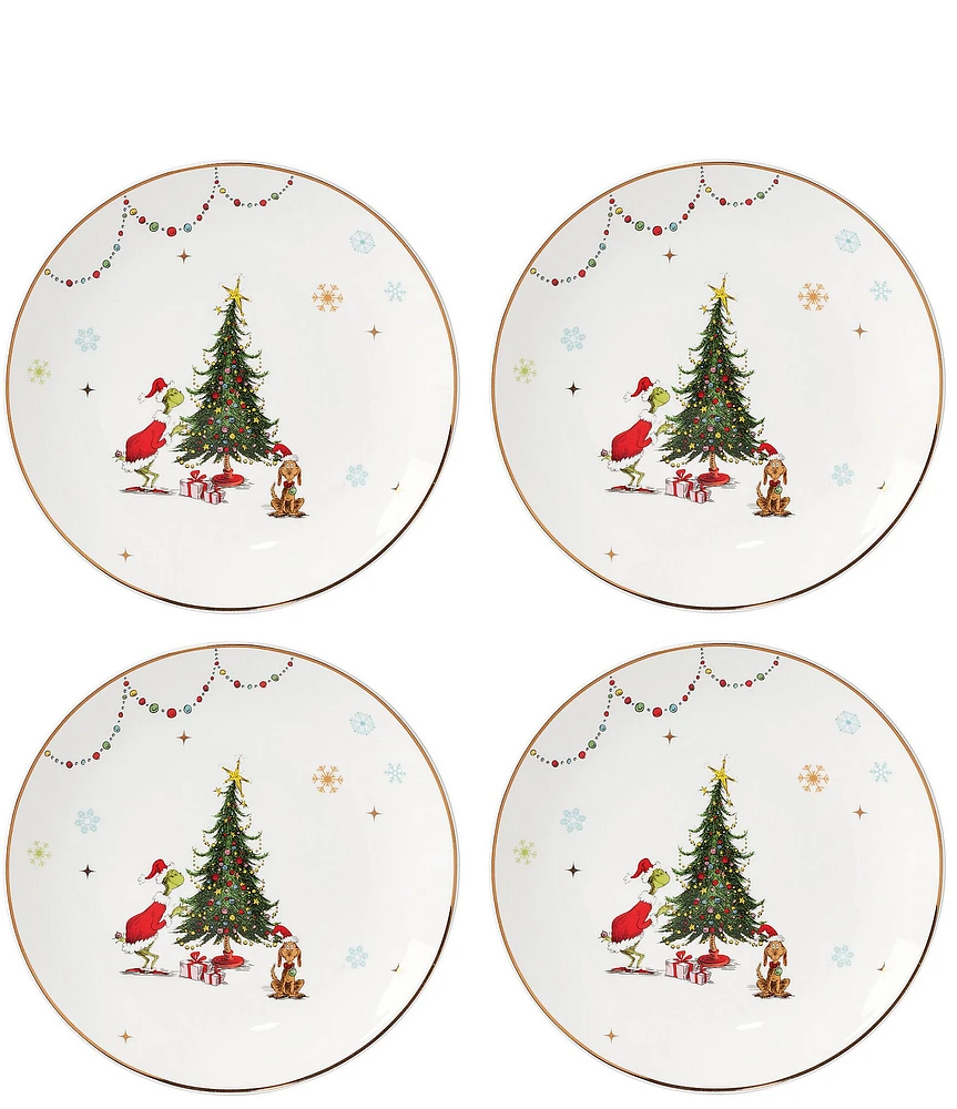 Lenox Merry Grinchmas Dinner Plates, Set of 4