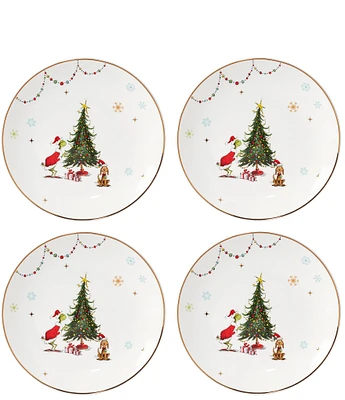 Lenox Merry Grinchmas Dinner Plates, Set of 4