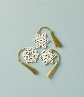 Lenox Mini Snowflake 3-Piece Ornament Set