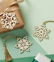 Lenox Mini Snowflake 3-Piece Ornament Set