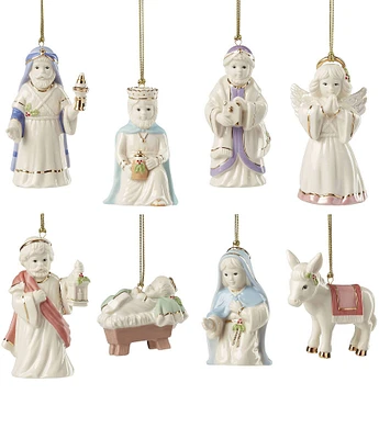 Lenox Nativity 8-Piece Ornament Set