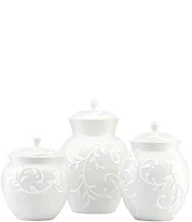 Lenox Opal Innocence Carve 3-piece Canister Set