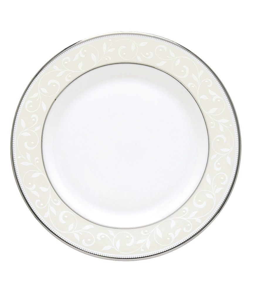 Lenox Opal Innocence Vine & Pearl Platinum Opalescent Bone China Bread & Butter Plate