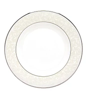 Lenox Opal Innocence Vine & Pearl Platinum Opalescent Bone China Salad Plate