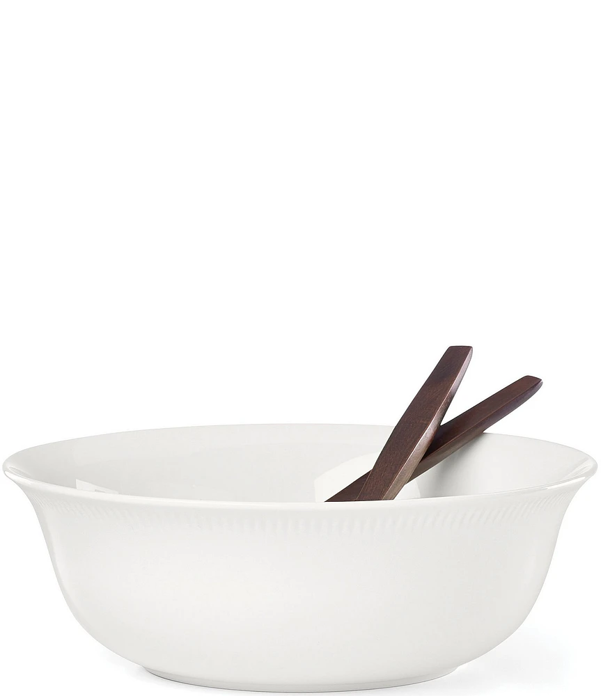 Lenox Profile Salad Bowl with Wood Server