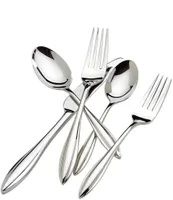 Lenox Sculpt Modern 65-Piece Stainless Steel Flatware Set