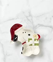 Lenox Snoopy Christmas Figural Candy Dish