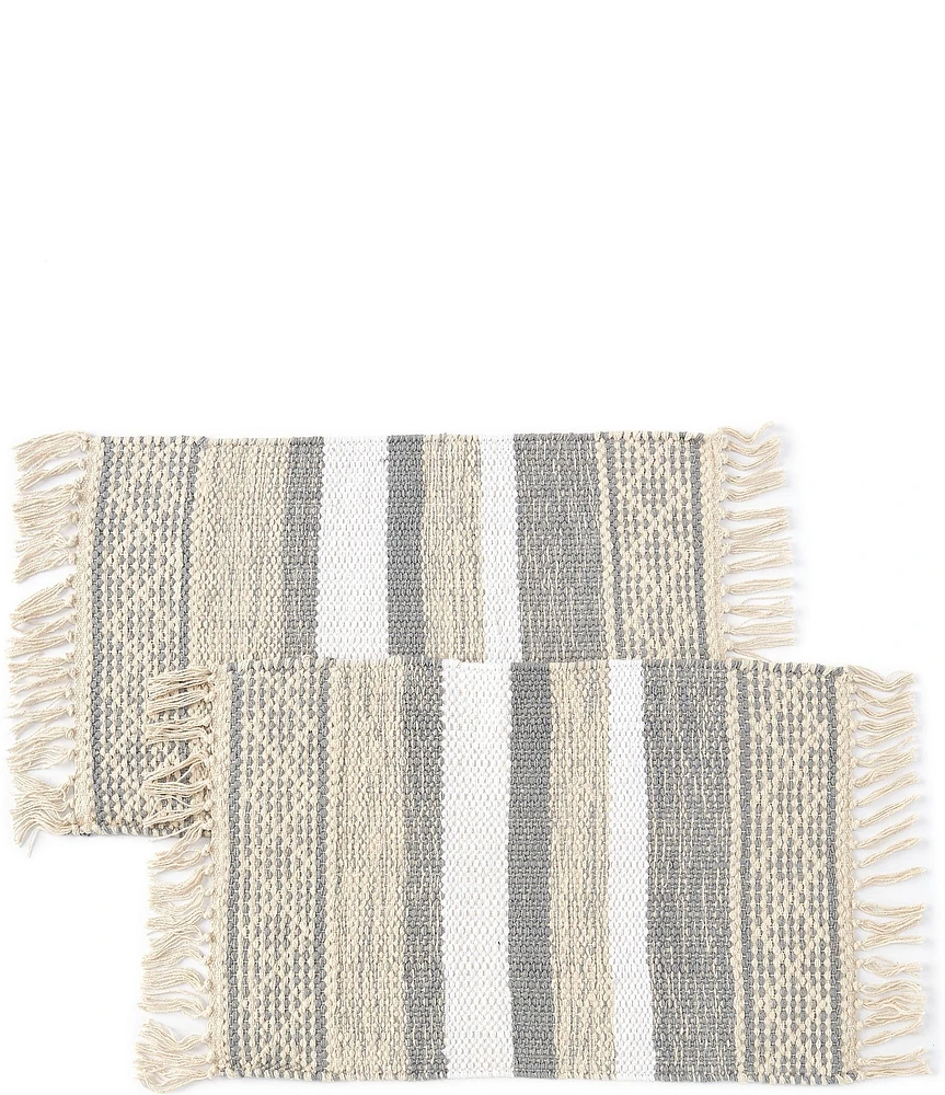 Lenox Textural Neutral Placemats, Set of 2