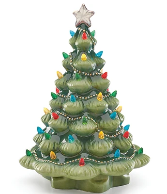 Lenox Treasured Tradition Green Lit Tree Figurine