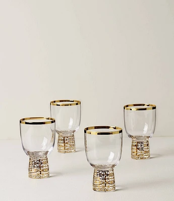 Lenox Tuscany Classics Gold Frost Wine Glasses, Set of 4