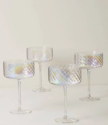 Lenox Tuscany Classics Iridescent Coupes, Set of 4