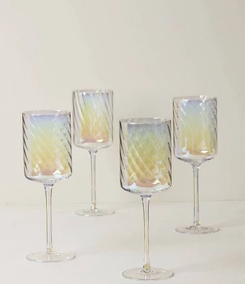 Lenox Tuscany Classics Iridescent Red Wine Glass, Set of 4