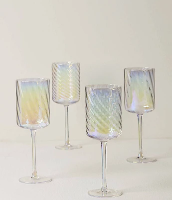 Lenox Tuscany Classics Iridescent White Wine Glass, Set of 4
