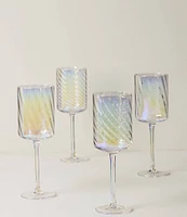 Lenox Tuscany Classics Iridescent White Wine Glass, Set of 4