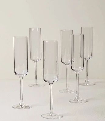 Lenox Tuscany Classics Straight Flutes, Set of 6