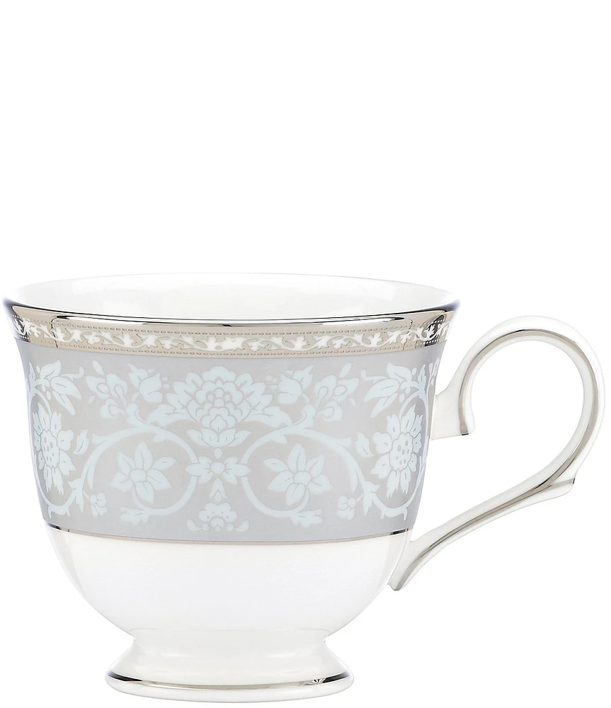 Lenox Westmore Floral Platinum Bone China Cup