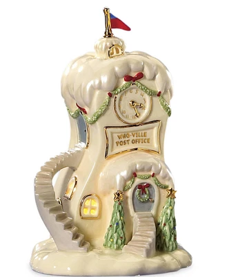 Lenox Whoville Post Office Lit Figurine