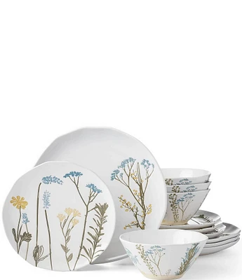 Lenox Wildflowers 12-Piece Dinnerware Set