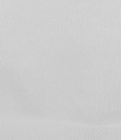 Leo & Nicole Pointelle Trim 3/4 Sleeve Open Front Cardigan