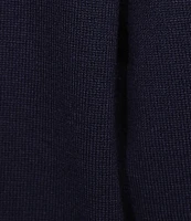 Leo & Nicole Pointelle Trim 3/4 Sleeve Open Front Cardigan