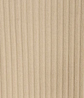 Leo & Nicole Ribbed Knit 3/4 Sleeve Open Front V-Neckline Cardigan