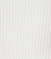 Leo & Nicole Ribbed Knit 3/4 Sleeve Open Front V-Neckline Cardigan