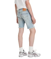 Levi's® 412 Slim Fit 9#double; Inseam Raw Hem Denim Shorts