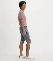 Levi's® 412 Slim Fit 9#double; Inseam Mid Rise Denim Shorts