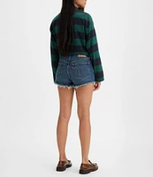 Levi's® 501 High Rise Frayed Hem Denim Shorts