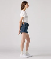 Levi's® 501 High Rise Frayed Hem Denim Shorts