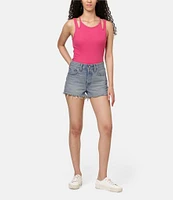 Levi's® 501 High Rise Frayed Hem Cut Off Shorts