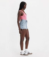 Levi's® 501 High Rise Frayed Hem Cut Off Shorts
