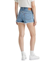 Levi's® 501® Original High-Rise Destructed Frayed Hem Denim Shorts