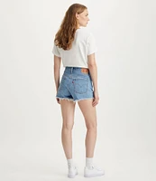 Levi's® 501® Original High-Rise Destructed Frayed Hem Denim Shorts