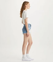 Levi's® 501® Original High-Rise Destructed Frayed Hem Denim Shorts