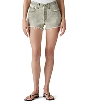 Levi's® 501® Original High Rise Frayed Hem Denim Shorts