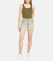 Levi's® 501® Original High Rise Frayed Hem Denim Shorts