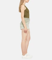 Levi's® 501® Original High Rise Frayed Hem Denim Shorts