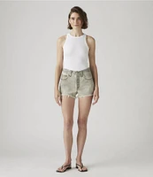Levi's® 501® Original High Rise Frayed Hem Denim Shorts