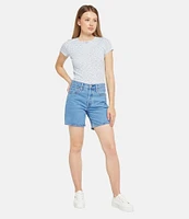 Levi's® 501® Original High Rise Mid Thigh Denim Shorts