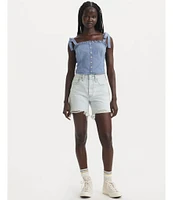 Levi's® 501® Original High Rise Mid Thigh Denim Shorts