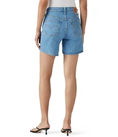 Levi's® 501® Original High Rise Mid Thigh Distressed Denim Shorts