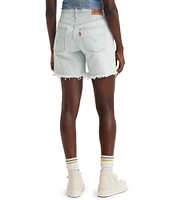 Levi's® 501® Original High Rise Mid Thigh Distressed Denim Shorts