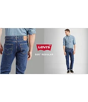 Levi's® 505 Regular Fit Rigid Jeans