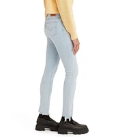 Levi's® 711 High Rise Frayed Hem Skinny Jeans