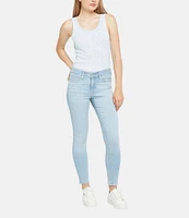 Levi's® 711 Mid Rise Light Wash Skinny Jeans