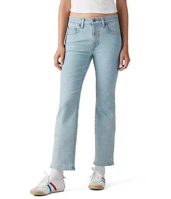 Levi's® 725 High Rise Light Wash Kick Bootcut Ankle Jeans