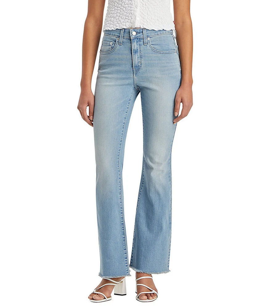 Levi's® 726 High Rise Frayed Hem Flare Jeans