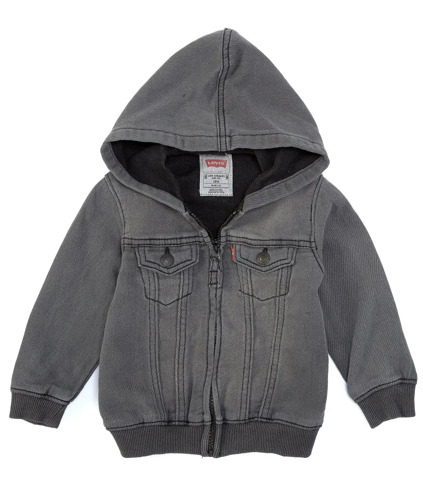 Levi's® Baby Boys 12-24 Months Knit-Denim Hoodie