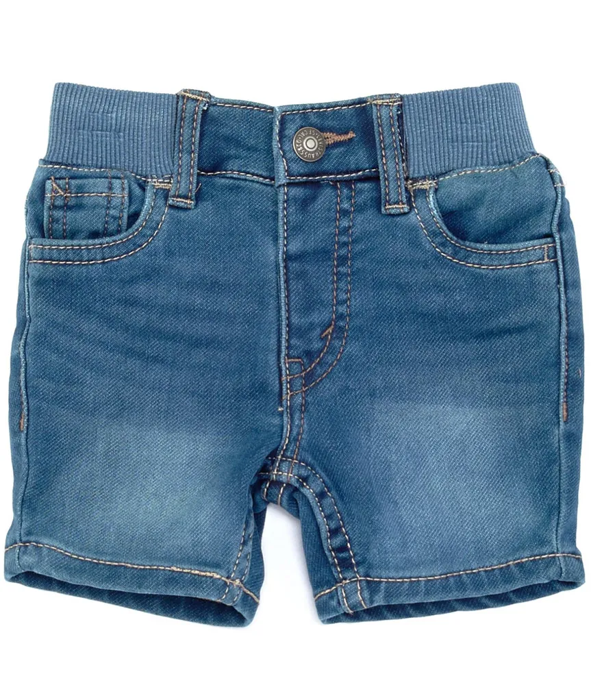 Levi's® Baby Boys 3-24 Months Denim-Look Knit Shorts